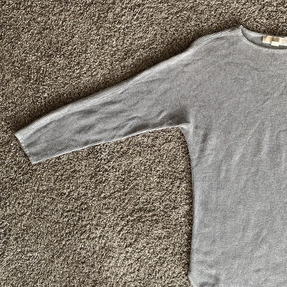 Michael Michael Kors Gray Waffle 3/4 Sleeve Thermal Style Shirt, Women’s S - Picture 2 of 14